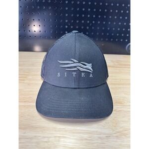 Sitka Gear Mid-Pro Black Mesh Black Trucker Style Hat Adjustable